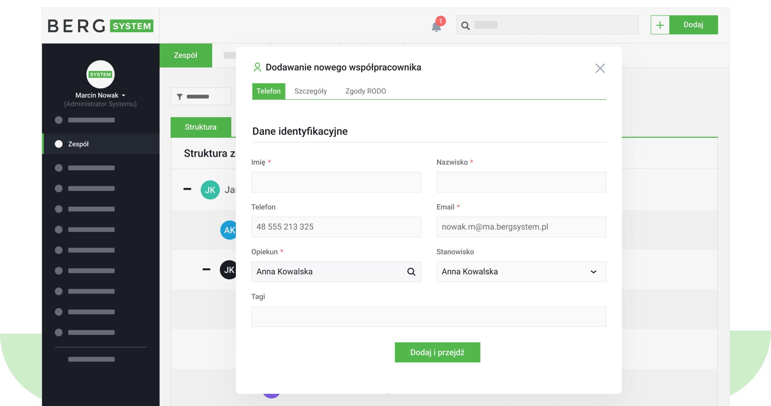 Usprawnienie przepływu informacji w firmie. Workflow i komunikacja Przekazywanie klientów