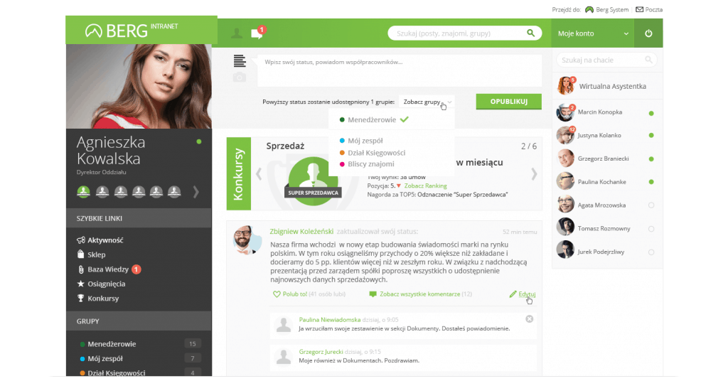 Intranet - e-learning
